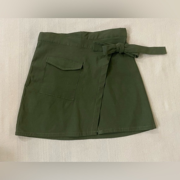 Anthropologie wrap mini skirt  NWT - Picture 5 of 14